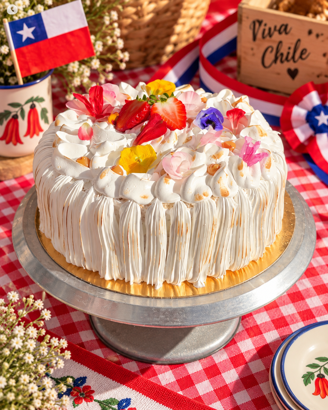 🇨🇱 Torta Retro Manjar & Merengue 20p